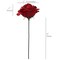 100-Pack: Burgundy Rose Picks, 8" Stems, 3" Wide, Floral Home by Artificial Flowers